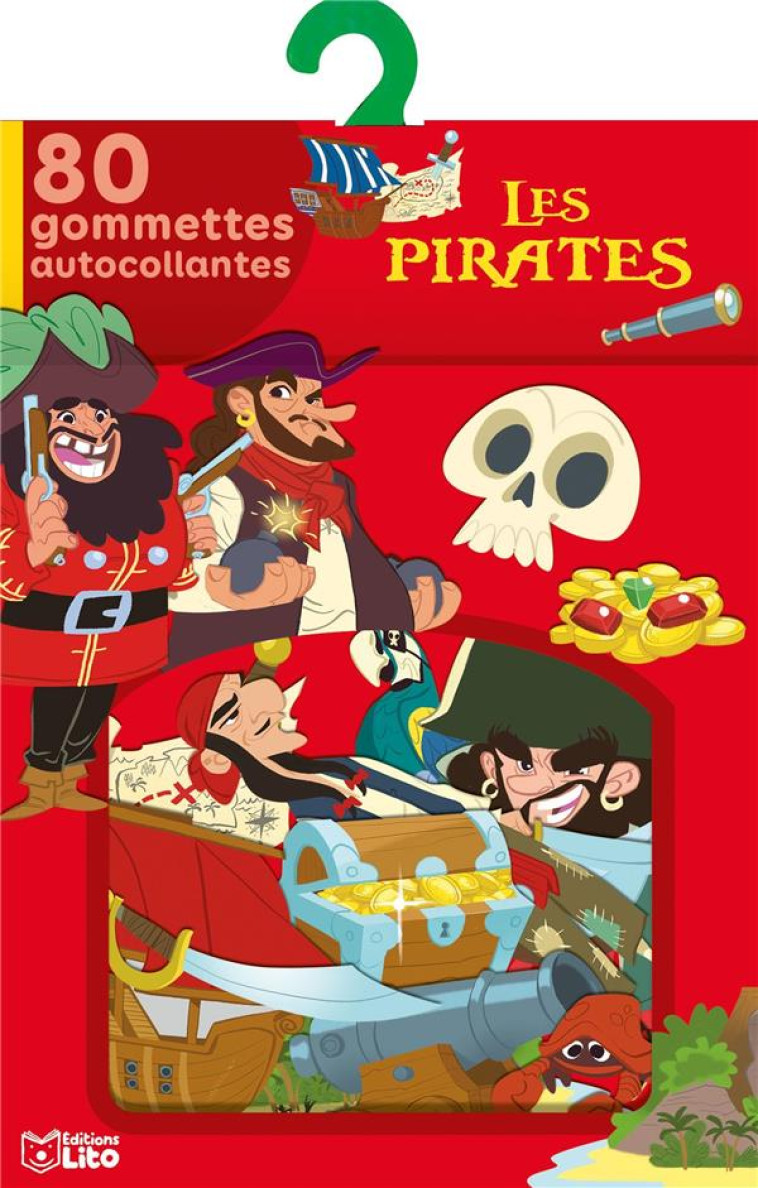 LES PIRATES 80 GOMMETTES AUTOCOLLANTES - XXX - NC