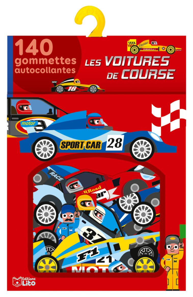 GOMMETTES VOITURES DE COURSE - CLAMENS MARC - LITO