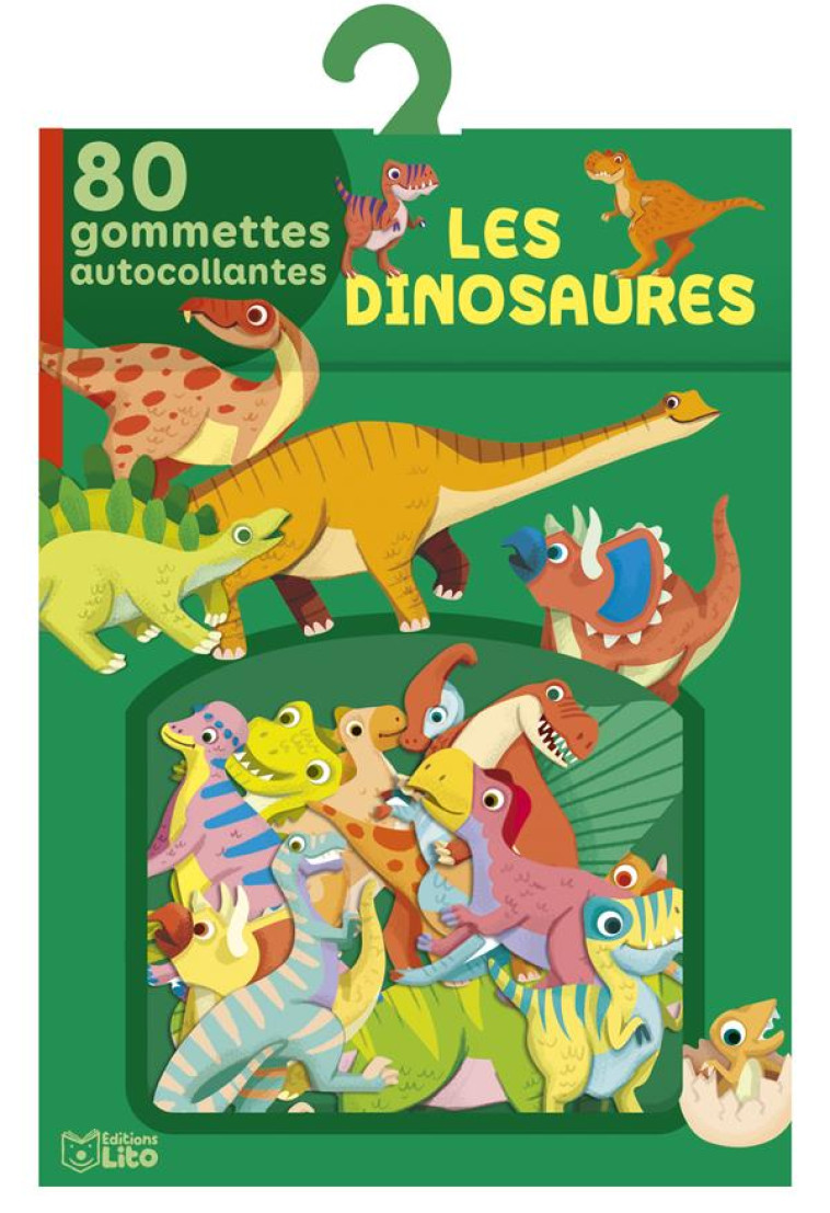 LES DINOSAURES 80 GOMMETTES AUTOCOLLANTES - XXX - NC