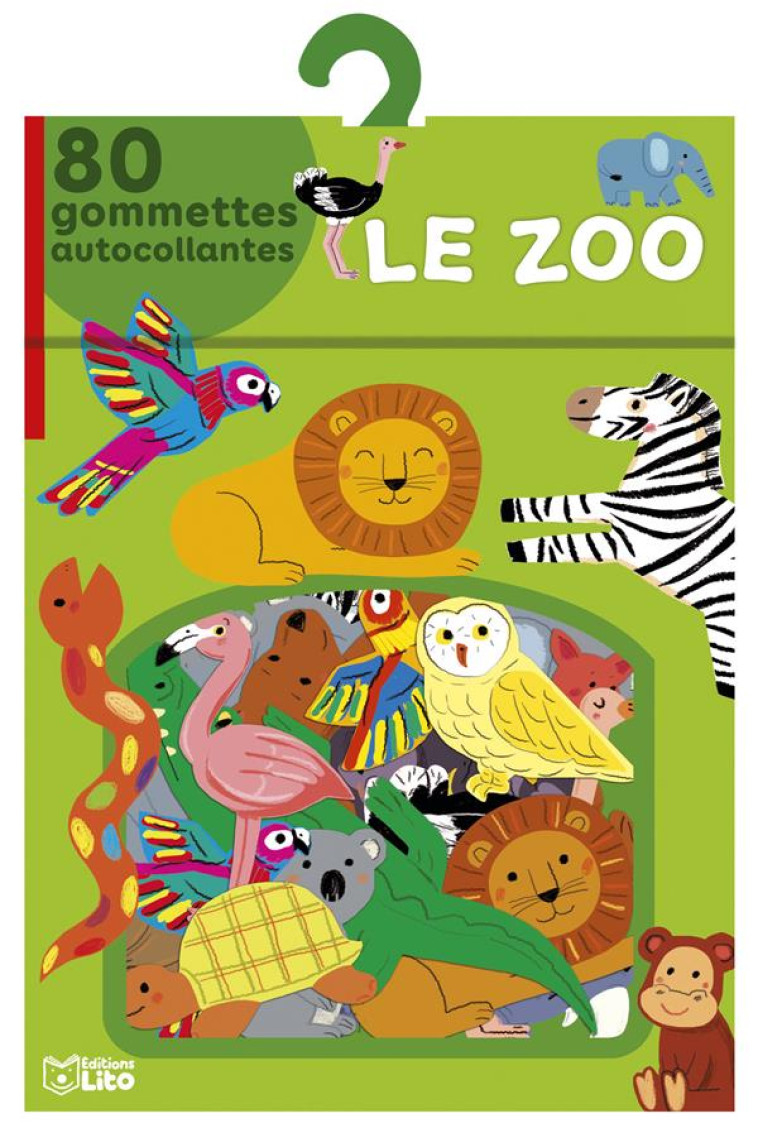 LE ZOO 80 GOMMETTES AUTOCOLLANTES - XXX - NC