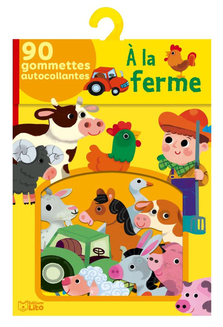 A LA FERME 90 GOMMETTES AUTOCOLLANTES - XXX - NC