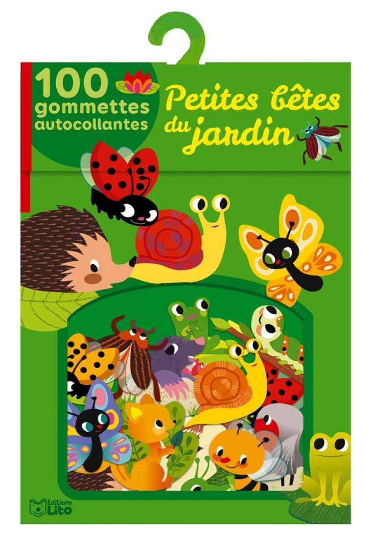 PETITES BETES DU JARDIN 100 GOMMETTES AUTOCOLLANTES - XXX - NC