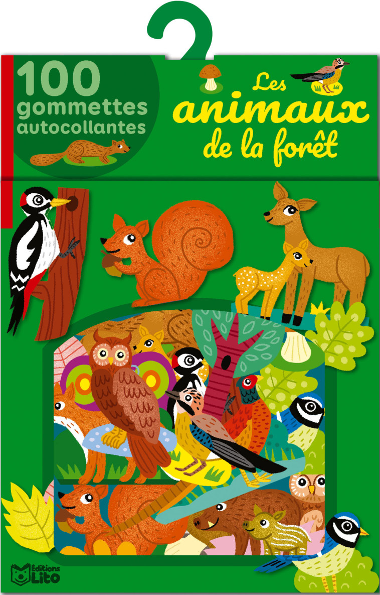 GOMMETTES ANIMAUX DE LA FORET - XXX - LITO