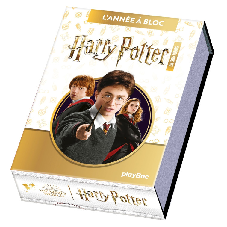 Calendrier Harry Potter en 365 jours - L'ANNÉE À BLOC -   - PLAY BAC