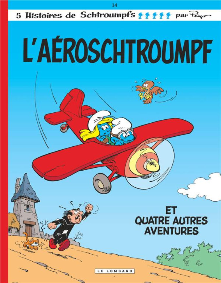 LES SCHTROUMPFS 14 L- AEROSCHTROUMPF - PEYO - LOMBARD