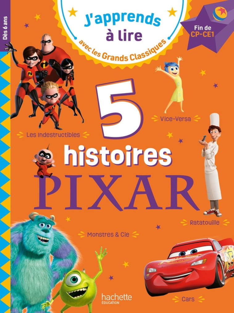 5 HISTOIRES PIXAR FIN DE CP-CE1 - ALBERTIN ISABELLE - HACHETTE