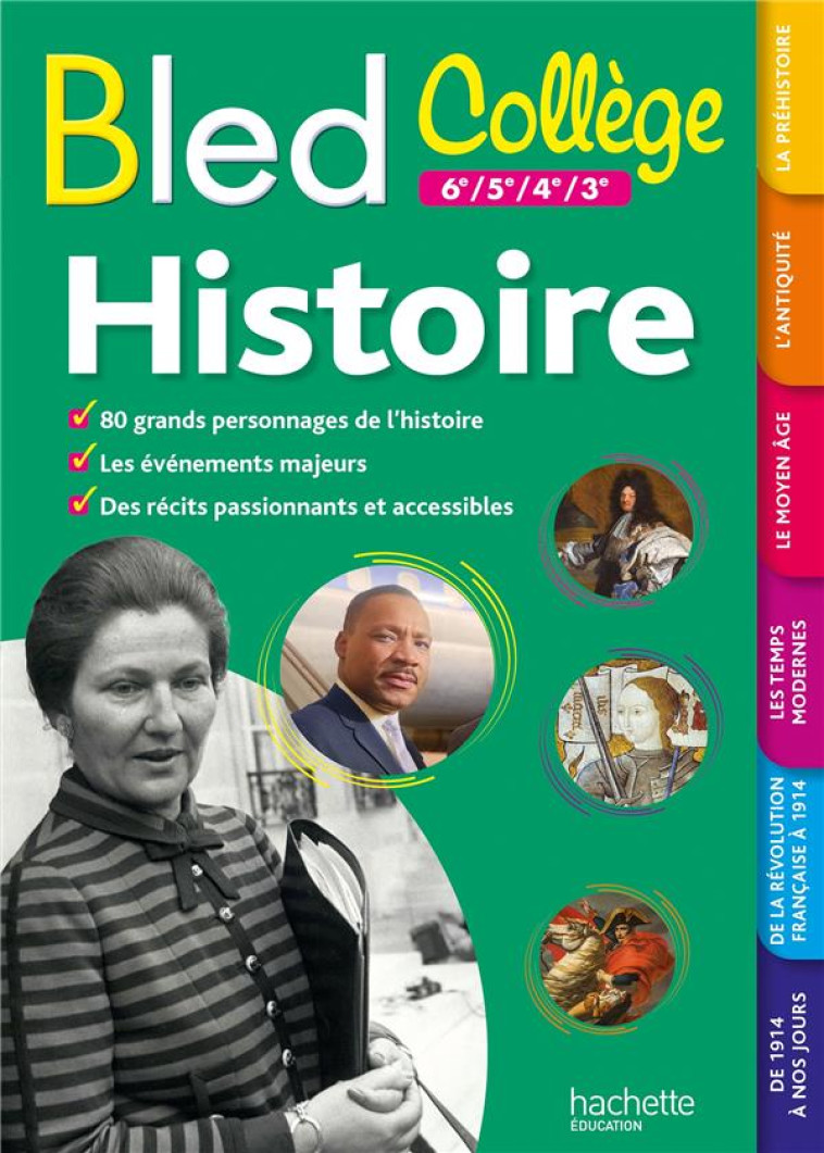 BLED COLLEGE HISTOIRE - AUGER/PICON - HACHETTE