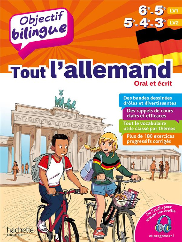 OBJECTIF BILINGUE TOUT L-ALLEMAND ORAL ET ECRIT LV1 LV2 - EHMANN/RONZEAU - HACHETTE