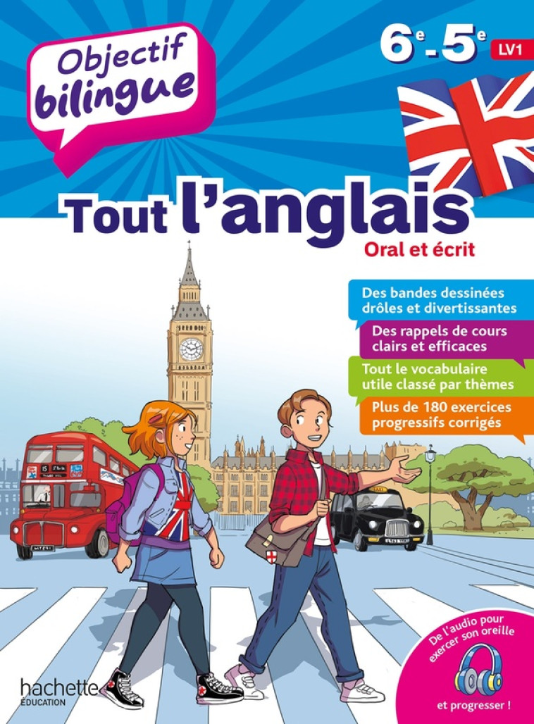 OBJECTIF BILINGUE TOUT L-ANGLAIS 6E ET 5E - GUIMBERTEAU/RONZEAU - HACHETTE