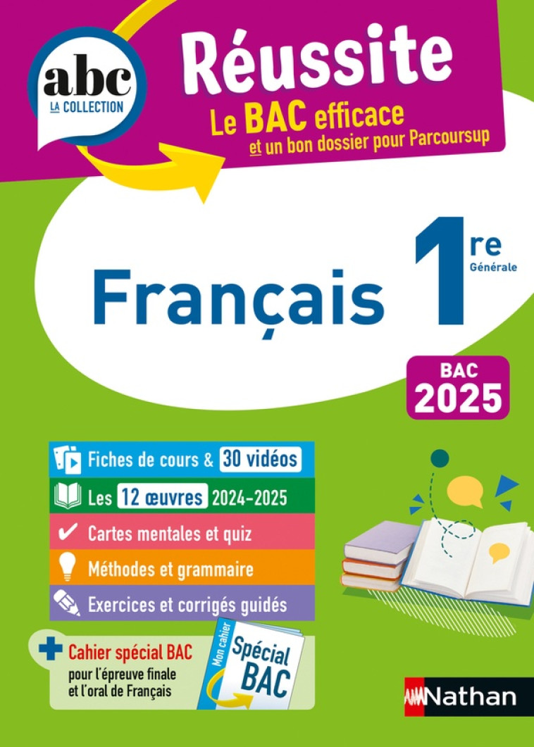 ABC REUSSITE FRANCAIS 1RE BAC 2025 - FRADET/KUTUKDJIAN - CLE INTERNAT