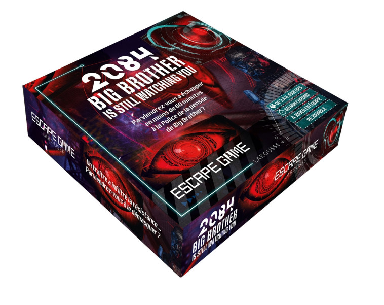 COFFRET ESCAPE GAME 2084 BIG BROTHER IS STILL WATCHING YOU - SAINT-MARTIN GILLES - LAROUSSE