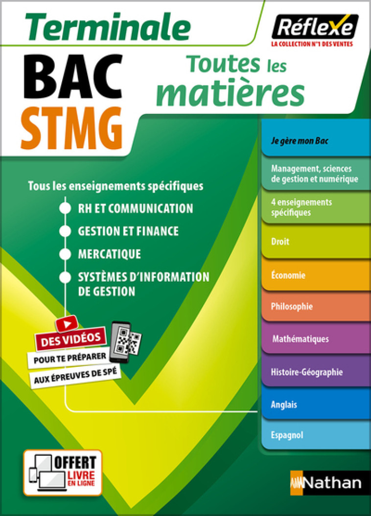 Toutes les matières STMG Terminale - Réflexe N°24 2023 - Tome 24 - Carnat Jean-Louis, Delarocque Claire, Favro Eric, Gaubert-Dereux Véronique, Girault Gaelle, Irollo Mathilde, Lafolie David, Le Ven Xavier, Mercati Patrick, Ortolan Sophie, Sardain Emmanuel