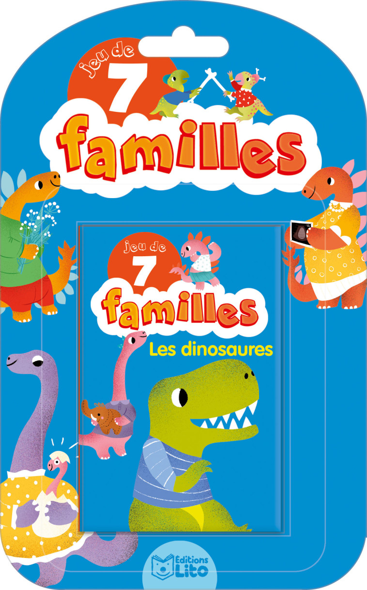 JEUX 7 FAMILLES LES DINOSAURES - XXX - LITO