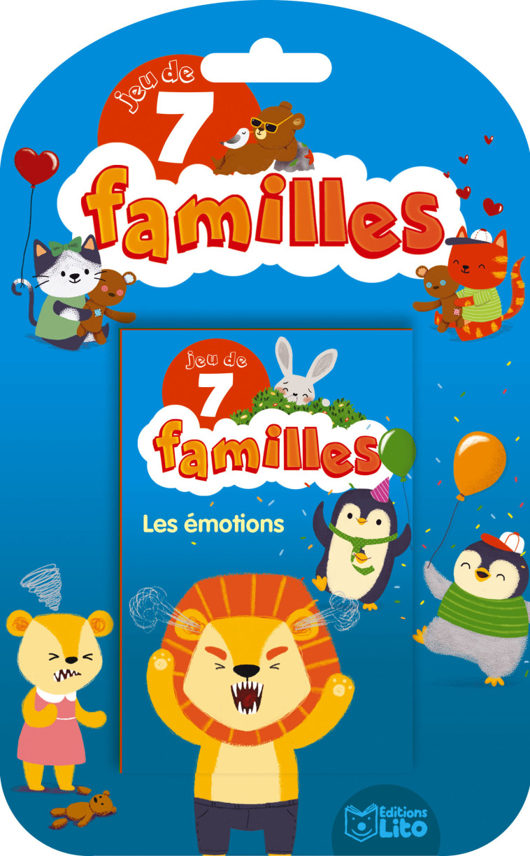 JEUX DE 7 FAMILLES EMOTIONS - XXX - LITO