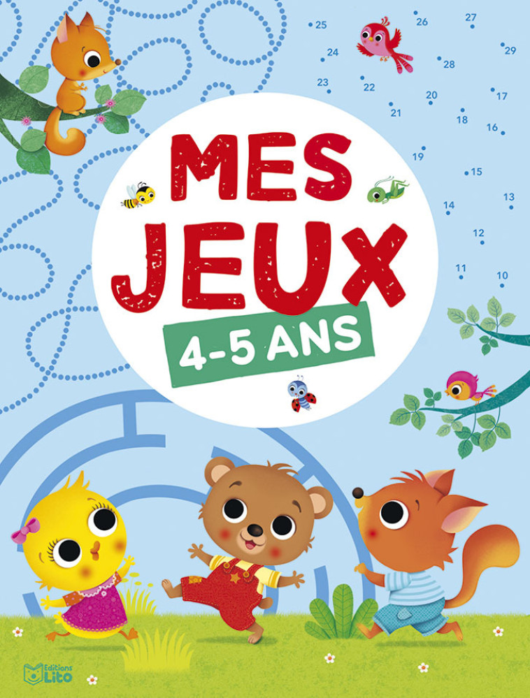 LIVRES JEUX - MES JEUX 4-5 ANS - Iossa Federica - LITO