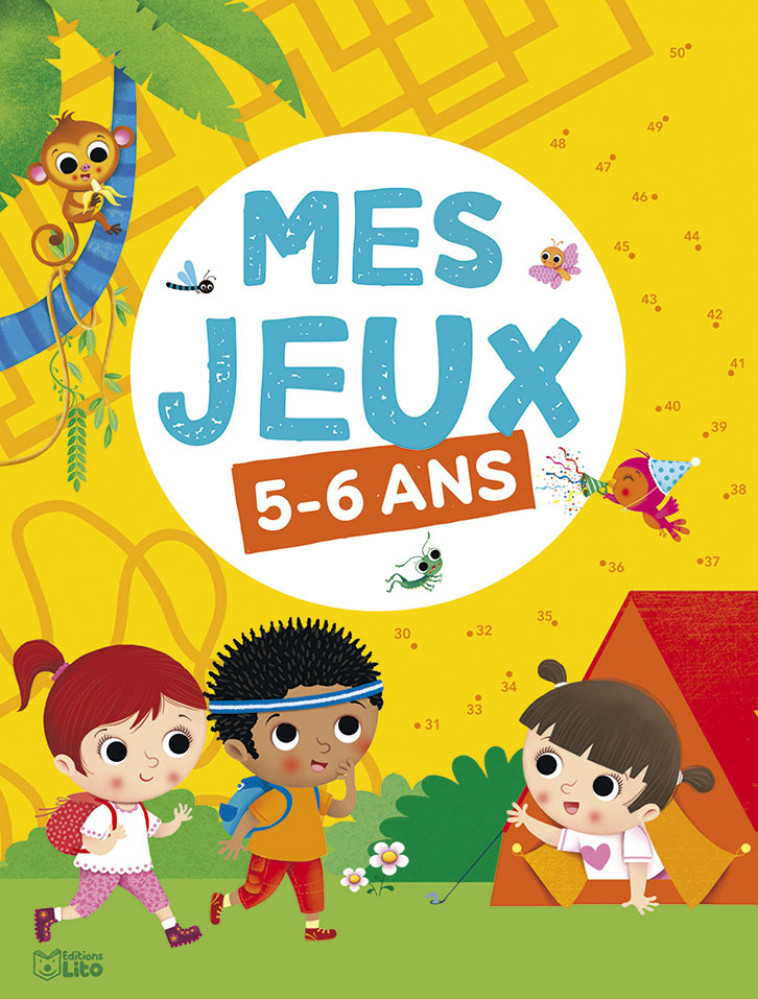 LIVRES JEUX - MES JEUX 5-6 ANS - Iossa Federica - LITO