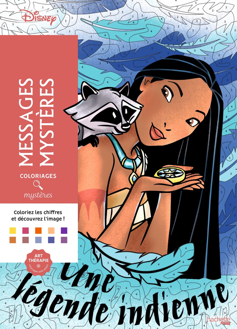 Coloriages mystères Disney - Messages mystères - XXX - HACHETTE HEROES