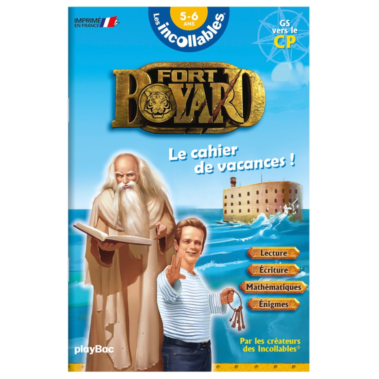 Cahier de vacances 2024 Fort Boyard - Les incollables - Grande Section au CP - 5/6 ans - Play Bac Éditions Play Bac Éditions,  , Lannurien Gaël - PLAY BAC