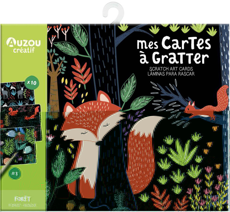 MA POCHETTE D'ARTISTE - MES CARTES A GRATTER   FORET NE - Mel Armstrong Mel Armstrong, Mel Armstrong  - AUZOU