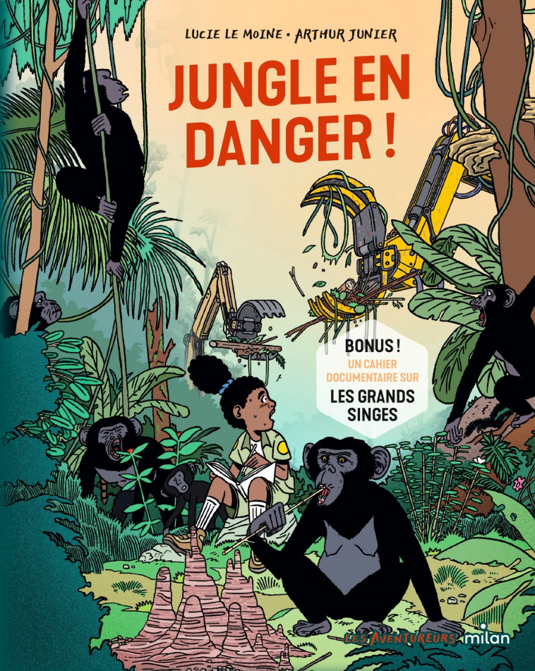 Jungle en danger ! - Le Moine Lucie, JUNIER Arthur - MILAN