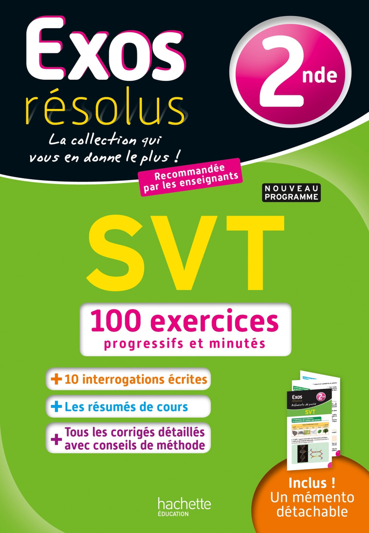 Exos résolus - SVT 2nde - Delguel Patrice, PESSOTTO Yannick - HACHETTE EDUC