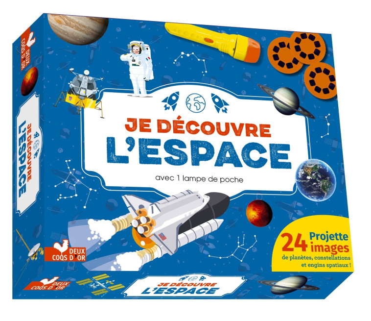 Je découvre l'espace - coffret avec lampe -  , Thomas-Belli Anne - DEUX COQS D OR