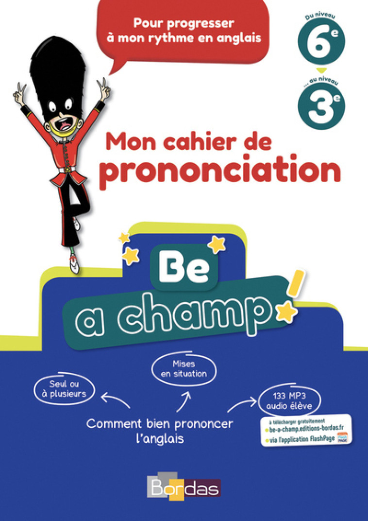 BE A CHAMP ! COLLEGE CAHIER ELEVE - WINTER CATHERINE - BORDAS