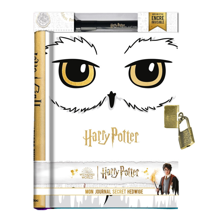 Harry Potter - Mon journal secret Hedwige (avec encre invisible) - Playbac Éditions Playbac Éditions, PLAYBAC EDITIONS  - PLAY BAC