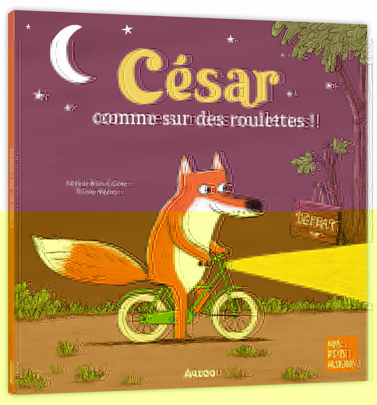 CÉSAR, COMME SUR DES ROULETTES - Brun-Cosme Nadine, MANÈS Thierry - AUZOU