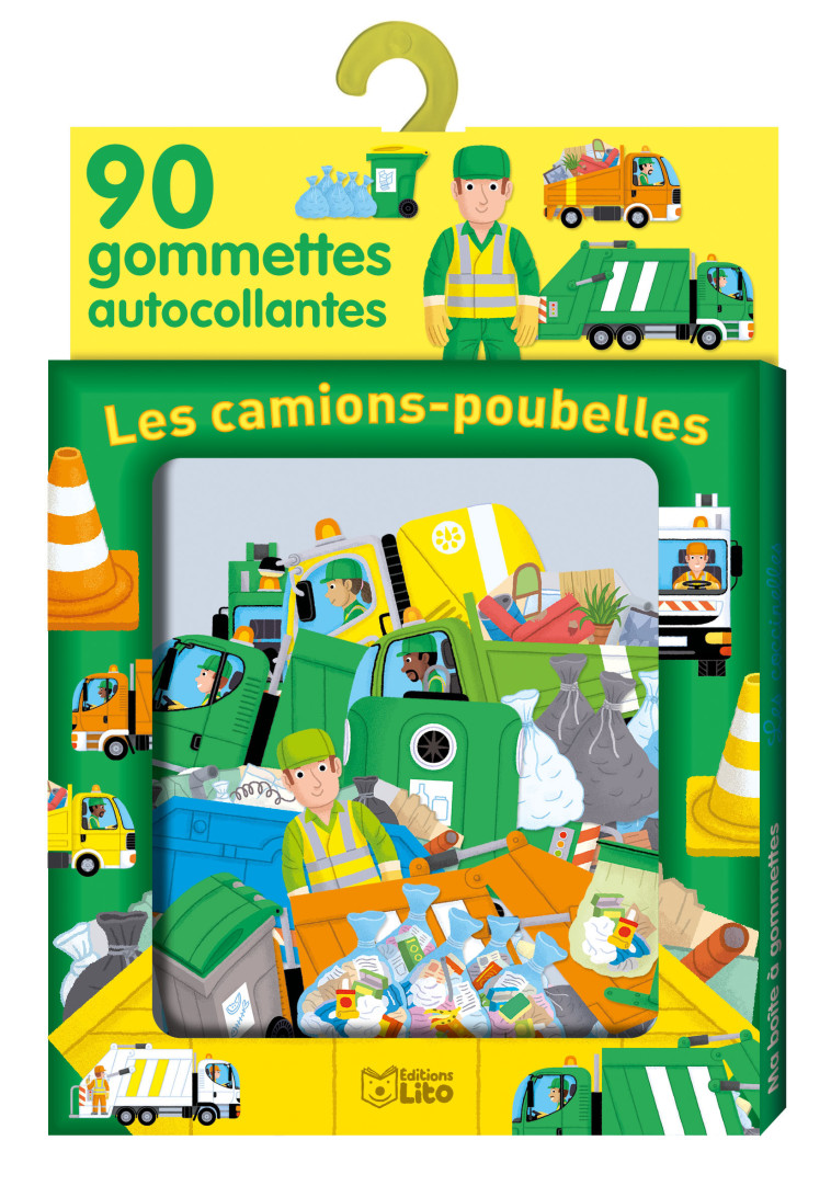 GOMMETTES CAMIONS POUBELLE - CAILLOU PIERRE - LITO