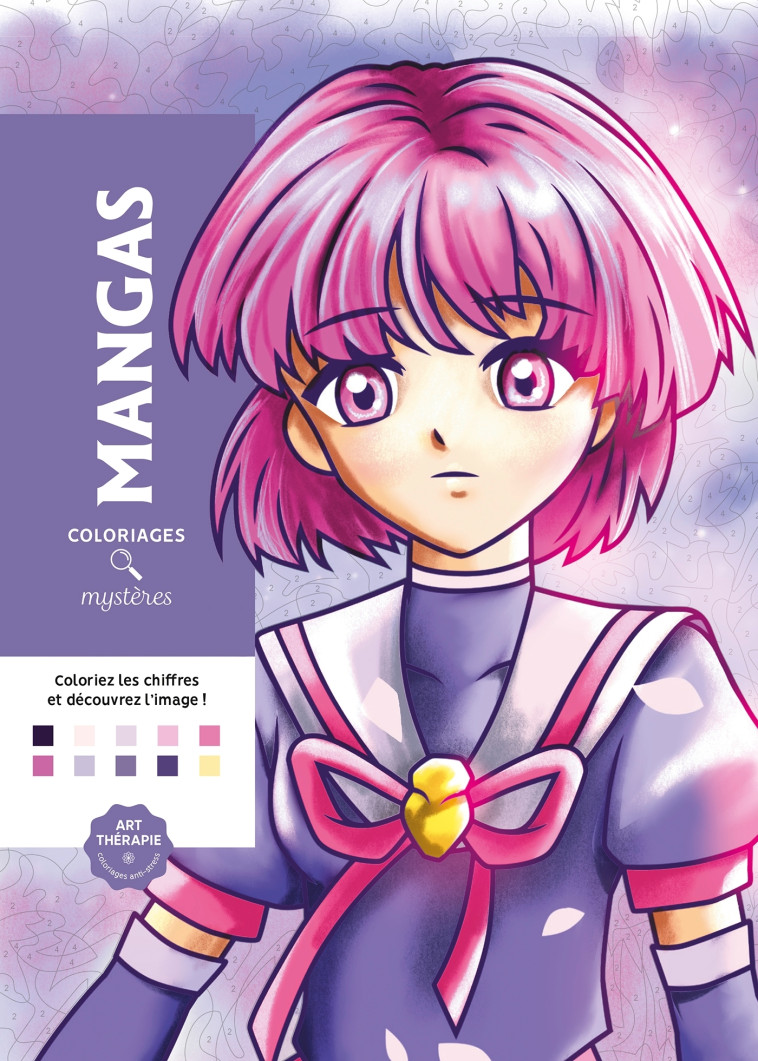 Coloriages mystères - Mangas - Bal William - HACHETTE HEROES