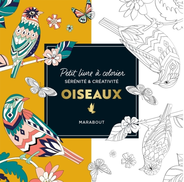 Petit livre à colorier - Oiseaux -   - MARABOUT