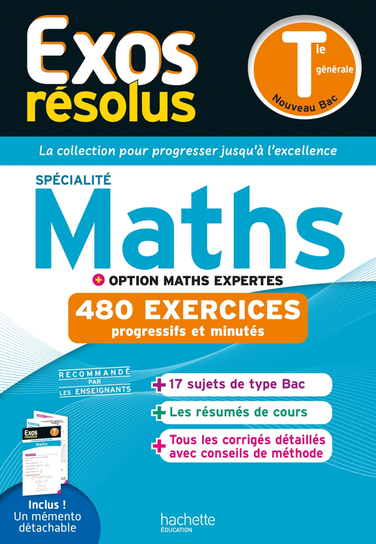 Exos résolus Maths + Option Maths expertes Tle - Renard Claudine, GUILLAUMIN Geneviève - HACHETTE EDUC