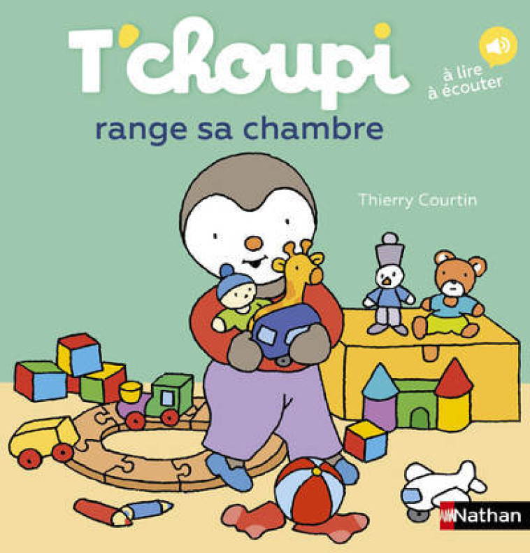 T'choupi range sa chambre - Courtin Thierry - NATHAN