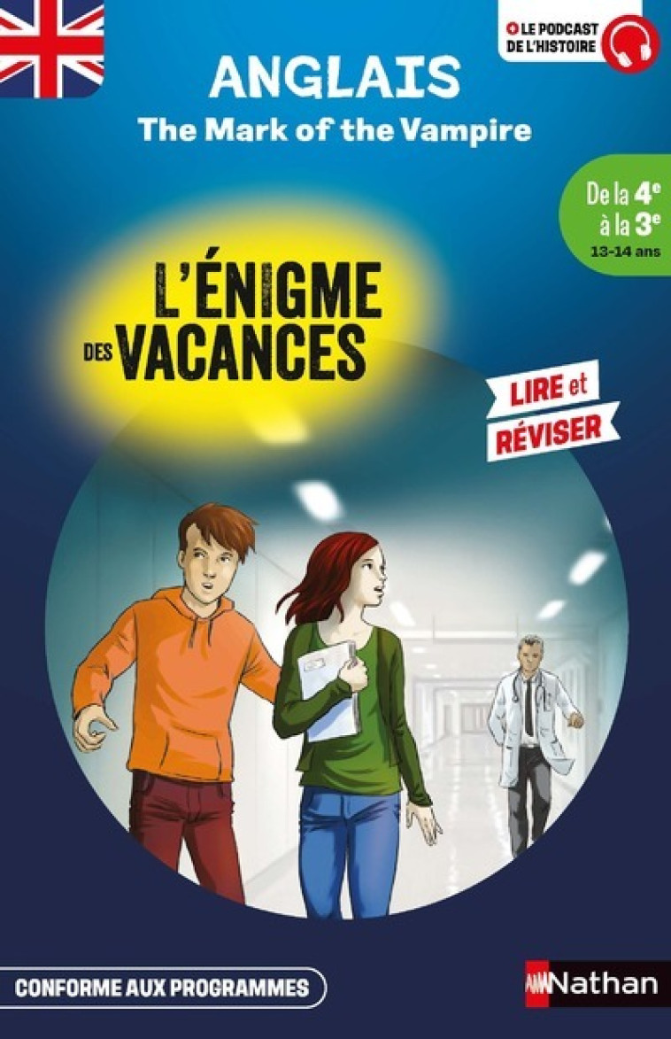 L'énigme des vacances de la 4ème à la 3ème - The Mark of the Vampire - Garner Charlotte, Marcelin Jacques, Rouvin Anne - NATHAN