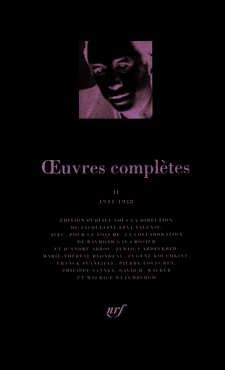 OEUVRES COMPLETES II - CAMUS ALBERT - GALLIMARD