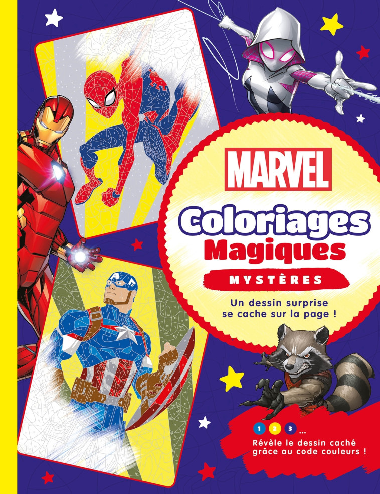 MARVEL - Coloriages Magiques - Mystères - Collectif  - DISNEY HACHETTE