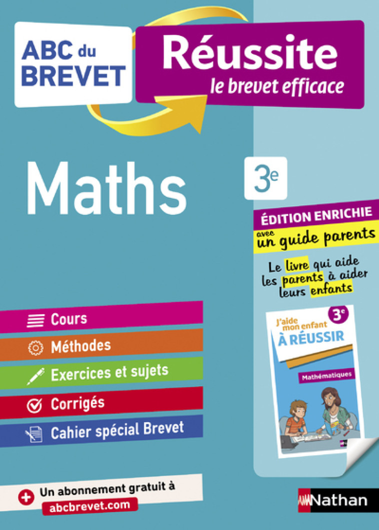 Réussite Famille - Maths 3e - Mora Gilles, Feugère Carole - NATHAN