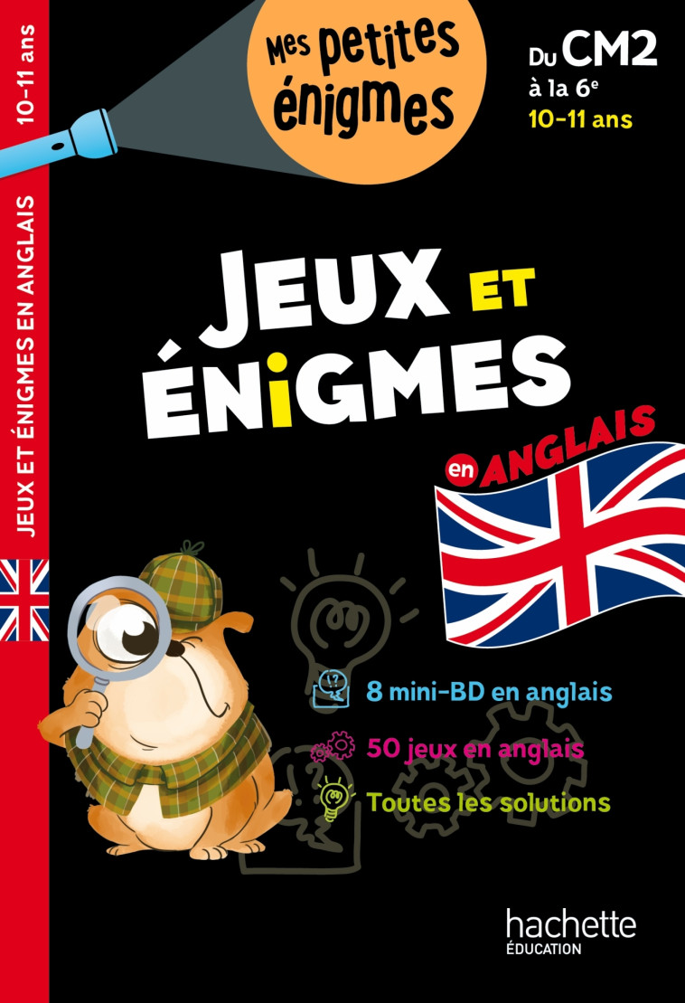 Jeux et énigmes - Anglais - Du CM2 à la 6e - Cahier de vacances 2024 - Robinson Suzanna - HACHETTE EDUC