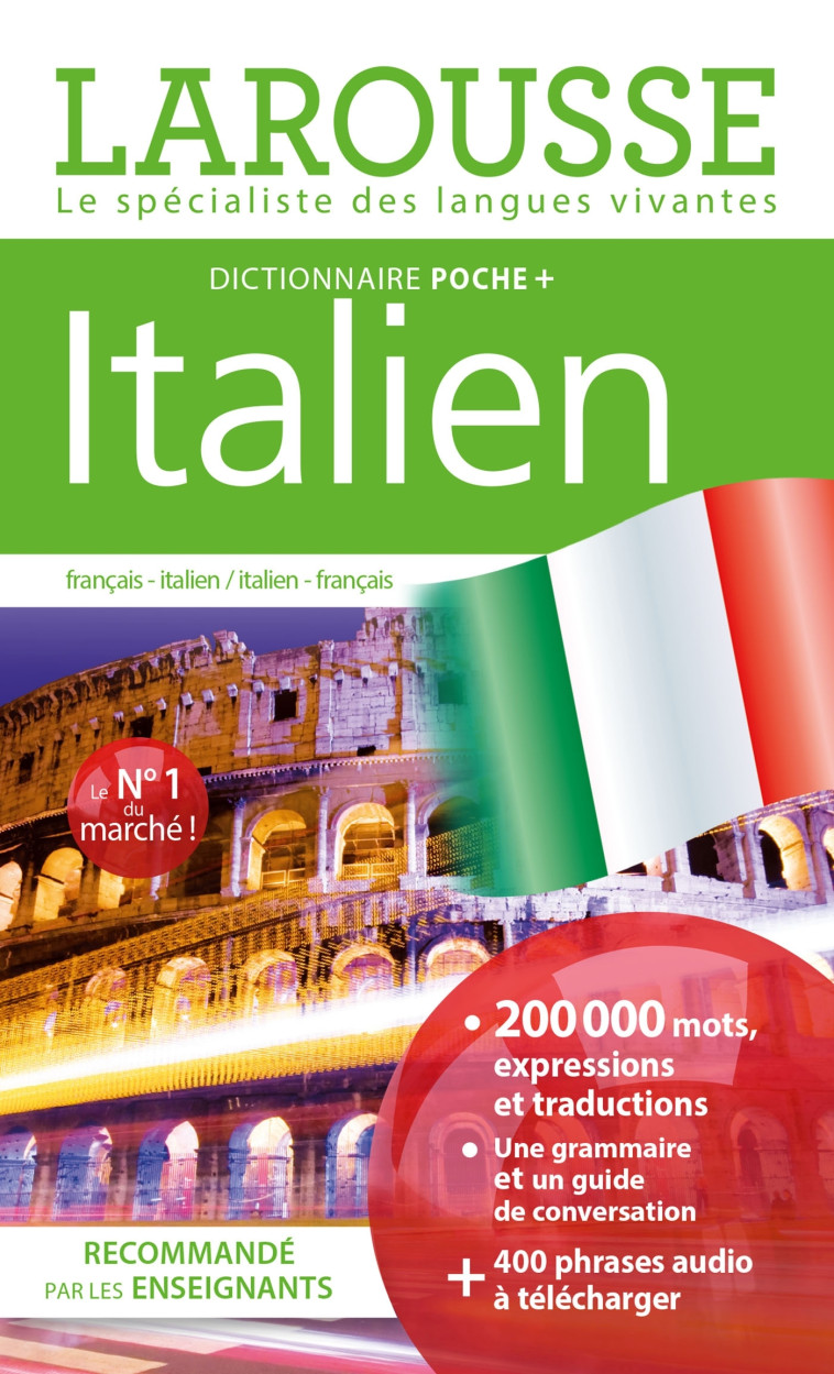 DICTIONNAIRE LAROUSSE POCHE PLUS ITALIEN - XXX - LAROUSSE