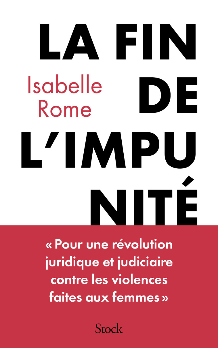 La fin de l'impunité - Rome Isabelle - STOCK