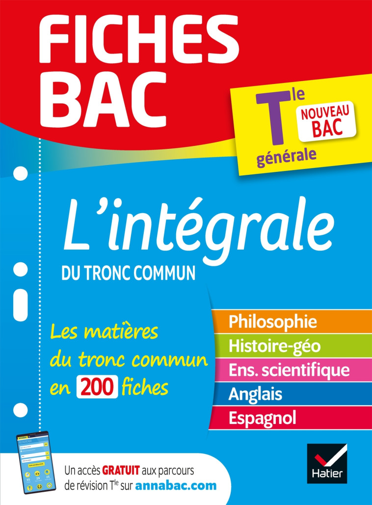 Fiches bac Le tout-en-un Tle (tronc commun) - Bac 2024 -   - HATIER