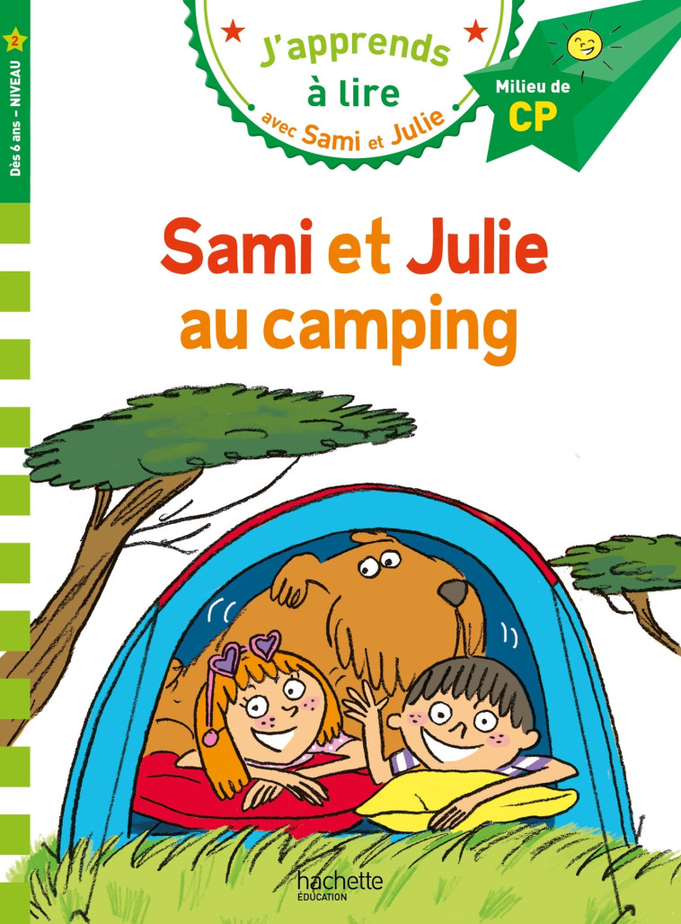 Sami et Julie CP niveau 2 Sami et Julie au camping - Massonaud Emmanuelle, Bonté Thérèse - HACHETTE EDUC