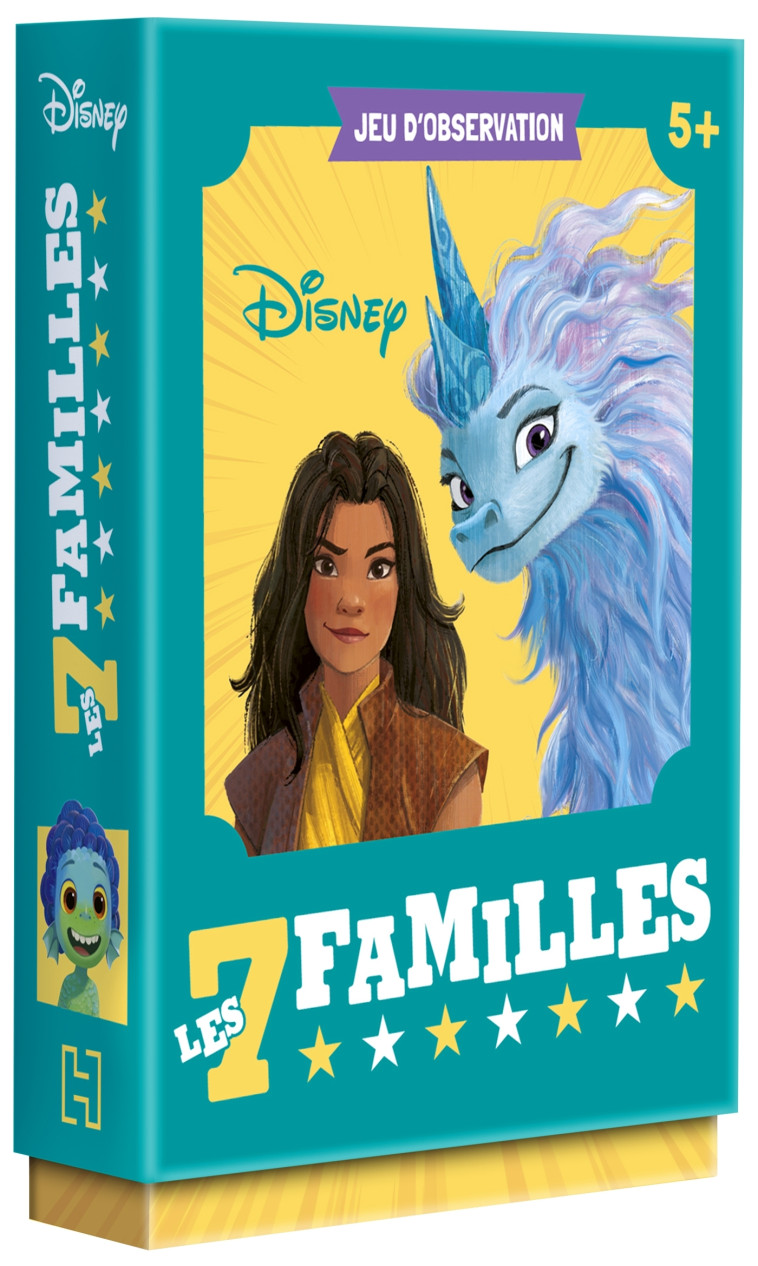 DISNEY - Jeu de cartes - 7 familles - Collectif  - DISNEY HACHETTE