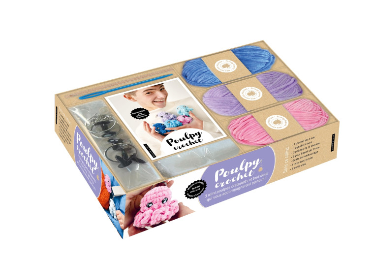 Coffret Poulpy crochet - Bernard Édouard - DESSAIN TOLRA