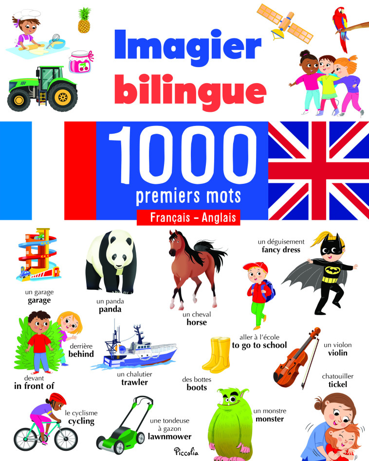 Français Anglais - Imagier bilingue - Cosco Raphaella - PICCOLIA