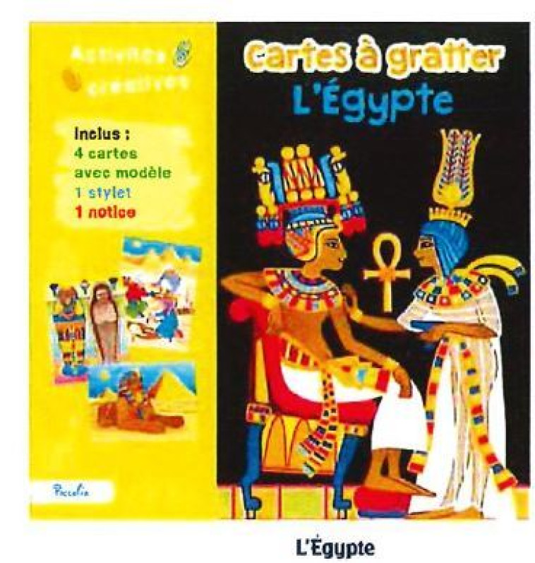 L'Égypte - Cartes à gratter - Grassi Marcella - PICCOLIA