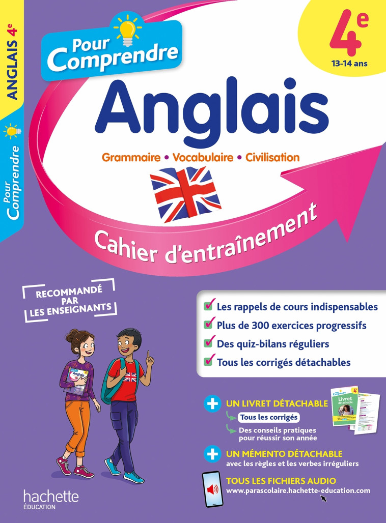 Pour Comprendre Anglais 4E - Gerber Krystel, Amiet Christelle, Poirier Anne-Gaëlle - HACHETTE EDUC