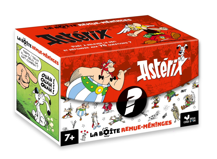 La boite remue-méninges - Astérix NED - boîte avec cartes - Kalicky Anne, Mathilde Ricciardelli Mathilde Ricciardelli - DEUX COQS D OR