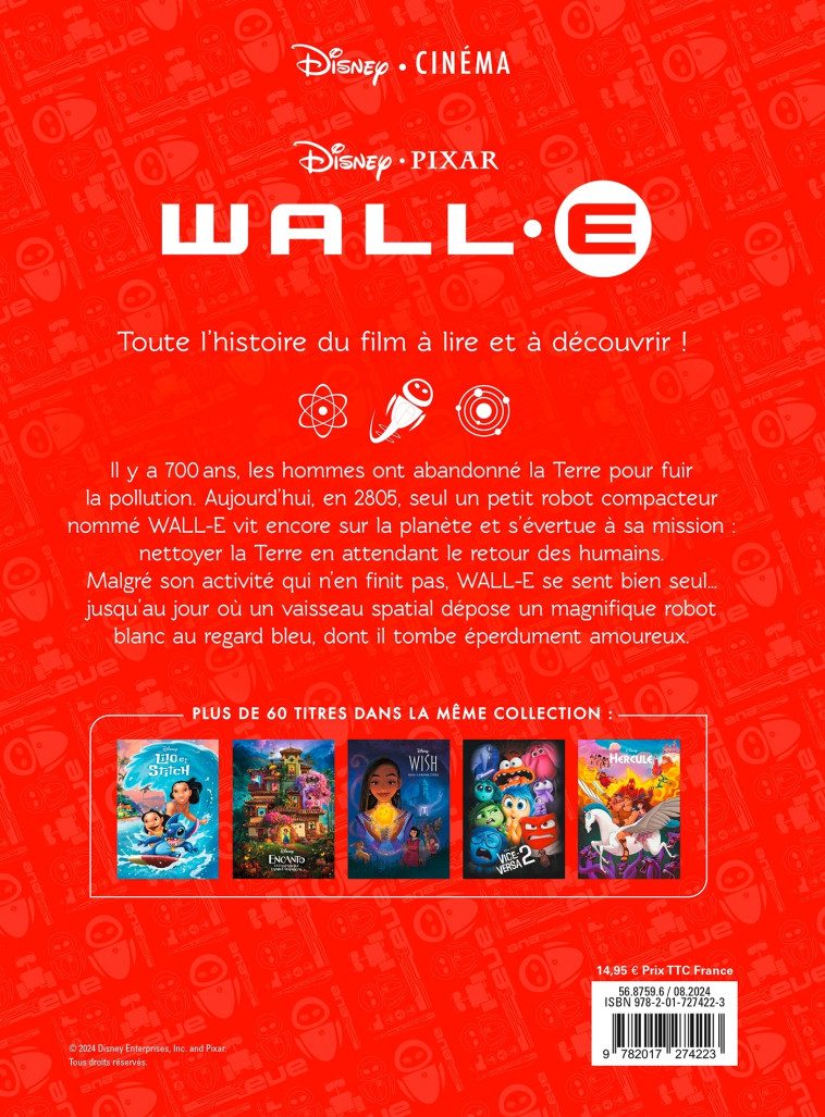 WALL.E - Disney Cinéma - Disney Pixar - COLLECTIF - DISNEY HACHETTE